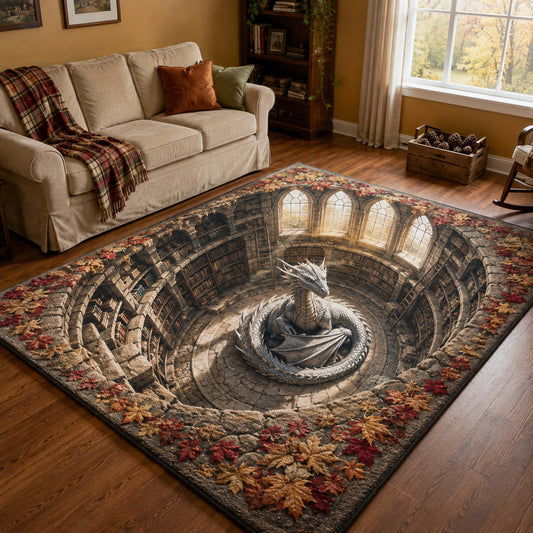 Ancient Library Area Rug NCU0TD3131
