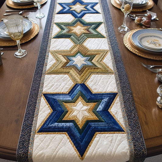 Ancient Star Quilted Table Runner NCU0NT12006