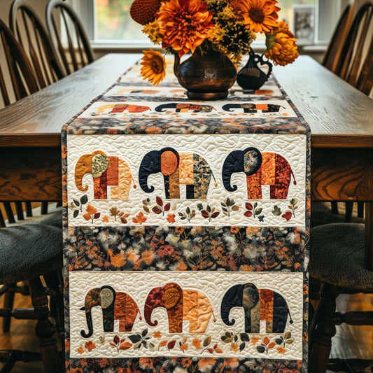 Ancient Steps Quilted Table Runner NCU0NT7562