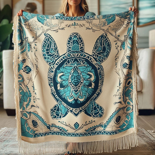 Ancient Swimmer Woven Sofa Blanket NCU0PT4940