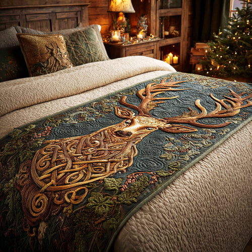 Ancient Tangle Quilted Bed Runner NCU0TV1240