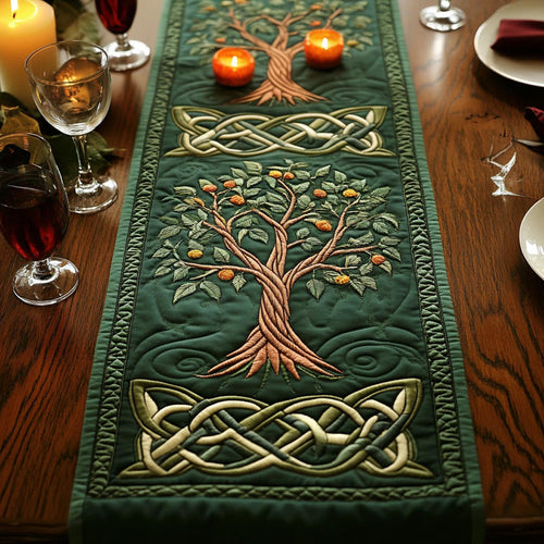 Ancient Tree Quilted Table Runner NCU0DV9307