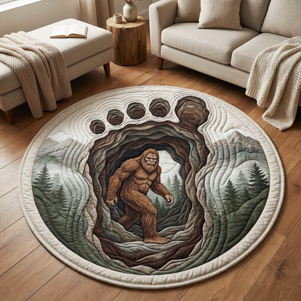 Ancient Walker Quilted Round Mat NCU0TV1650