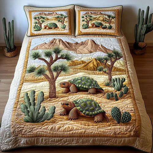 Ancient Wanderer 3-Piece Quilted Bedding Set NCU0NT6961