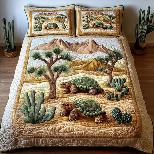 Ancient Wanderer 3-Piece Quilted Bedding Set NCU0NT6961