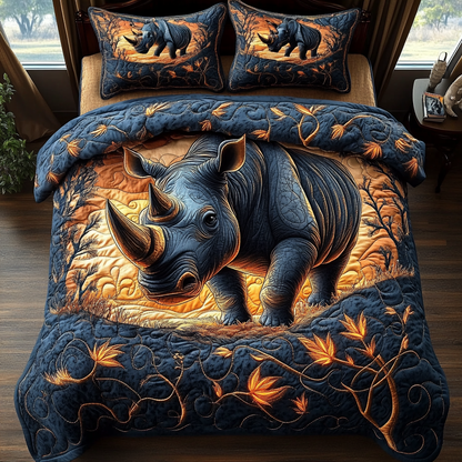 Ancient Warrior 3-Piece Quilted Bedding Set NCU0DV3740