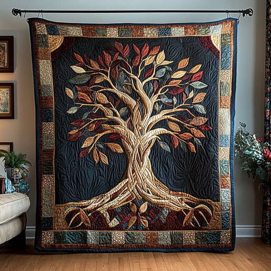 Ancient Wisdom Quilted Blanket NCU0DK5022