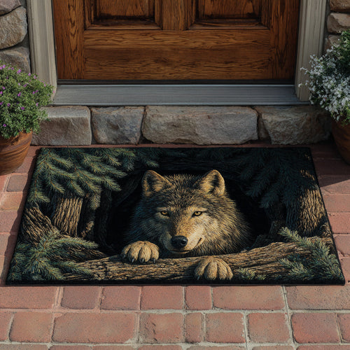 Ancient Wolf Den Doormat NCU0HH1612