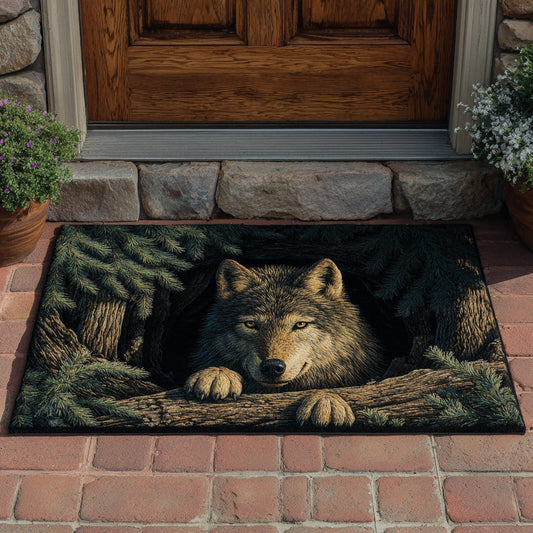 Ancient Wolf Den Doormat NCU0HH1612