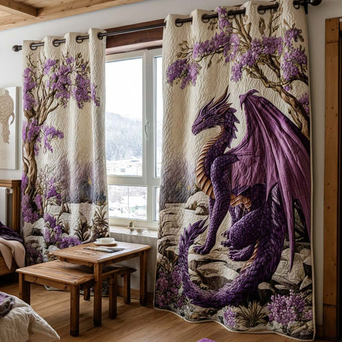 Ancient Wyvern Quilted Curtains NCU0NT11165