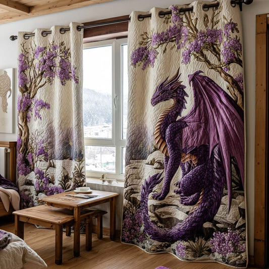 Ancient Wyvern Quilted Curtains NCU0NT11165