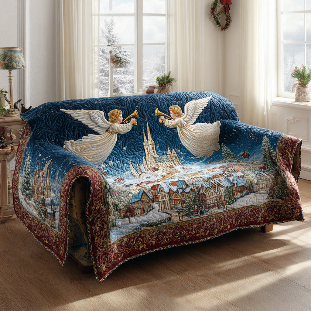 Angel City Trumpet Quilted Sofa Cover NCU0HH1033