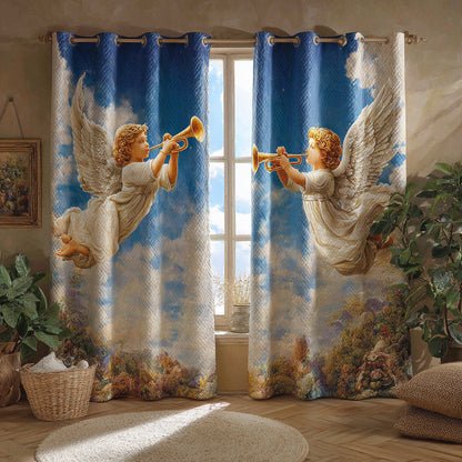 Angel Cloud Herald Quilted Curtains NCU0HH1050