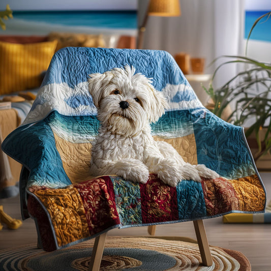 Angel Pawprint Quilted Blanket NCU0PT9223