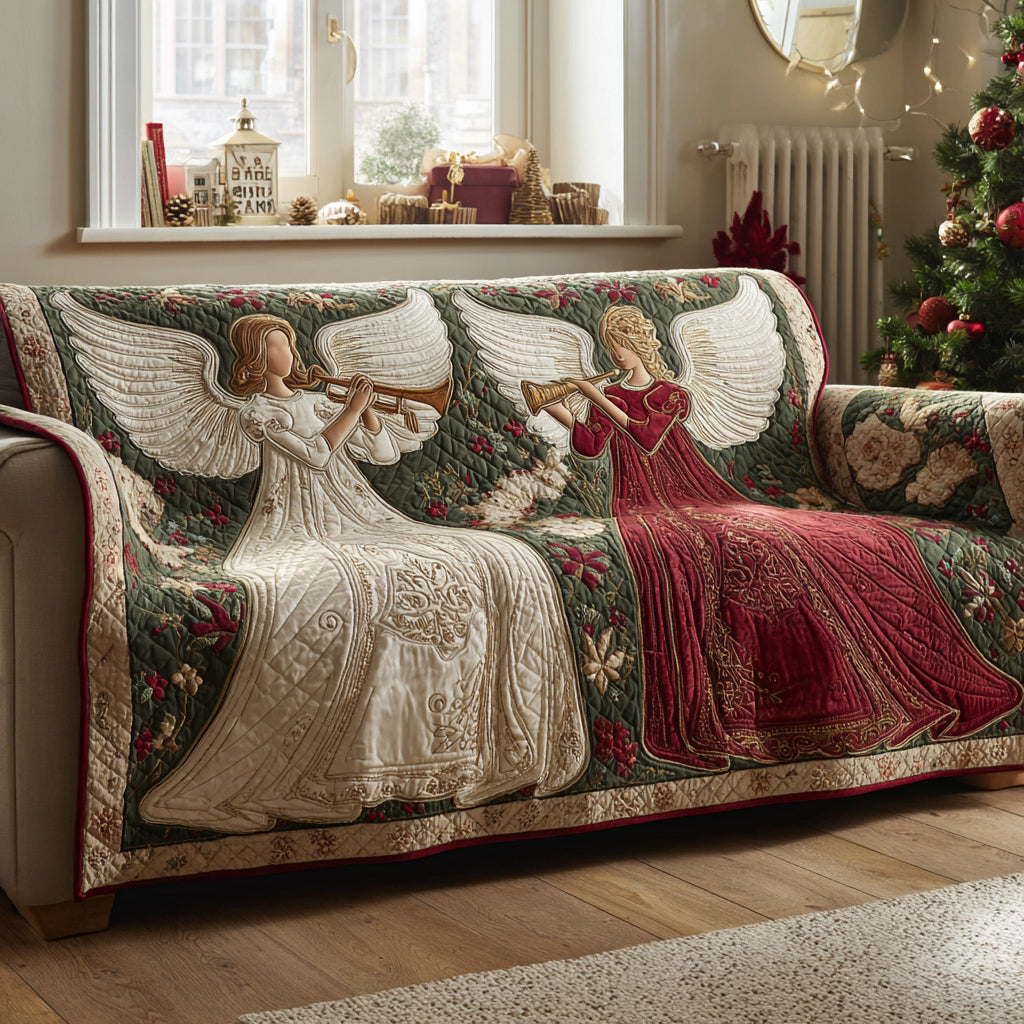 Angel Serenade Star Quilted Sofa Cover NCU0HH1035