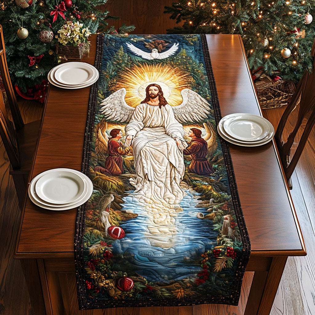 Angelic Serenity Quilted Table Runner NCU0PT1675