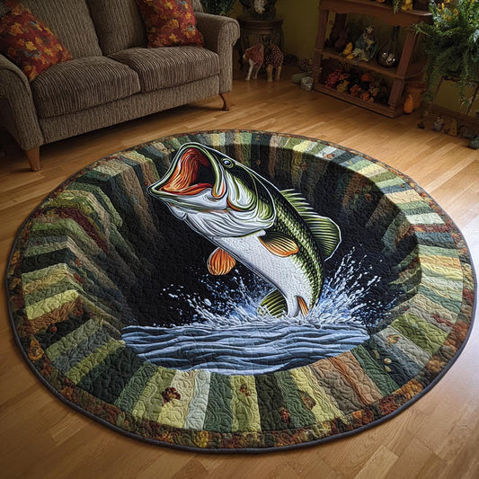 Angler Abyss Quilted Round Mat NCU0DV9602