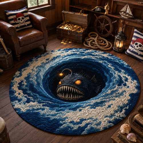 Angler Maw Quilted Round Mat NCU0DV9966