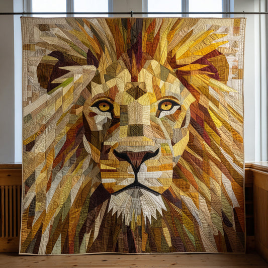 Angular Lion Quilted Blanket NCU0HH136