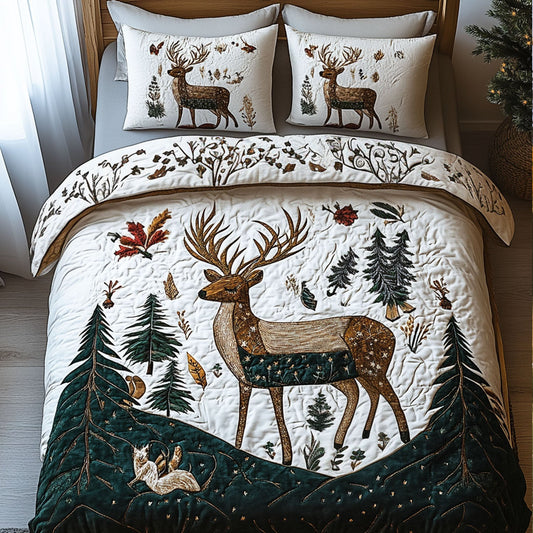Antler Serenity 3-Piece Quilted Bedding Set NCU0PT2500
