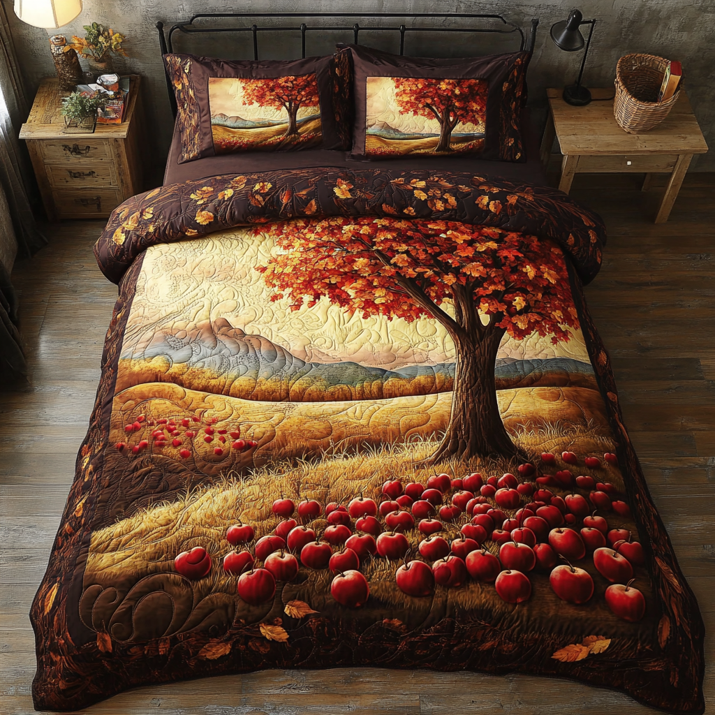 Apple Hills 3-Piece Quilted Bedding Set NCU0DK9458