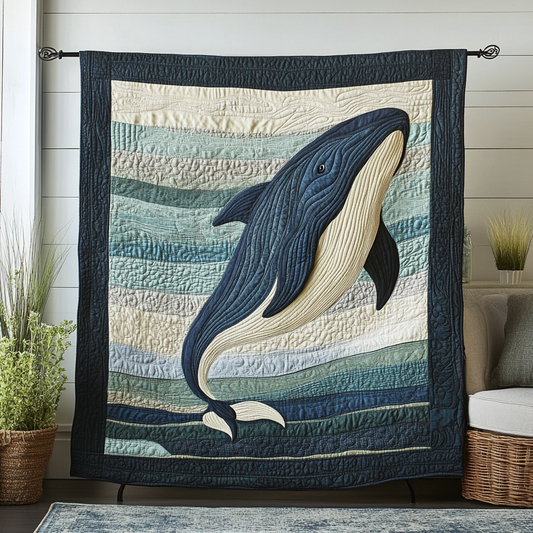 Aqua Drifter Quilted Blanket NCU0DK5526