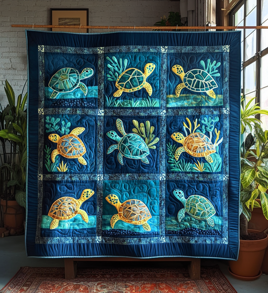 Aquatic Dream Art Quilt Hanging NCU0DV806