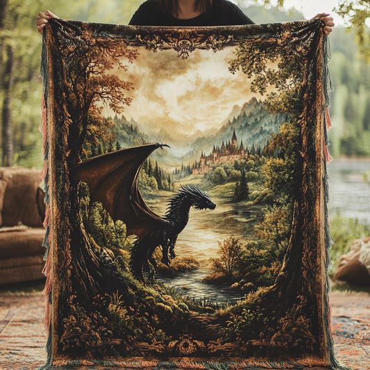 Arcane Beast of Eldoria Woven Sofa Blanket NCU0DV3942