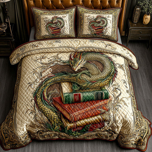 Arcane Serpent 3-Piece Quilted Bedding Set NCU0PT5555