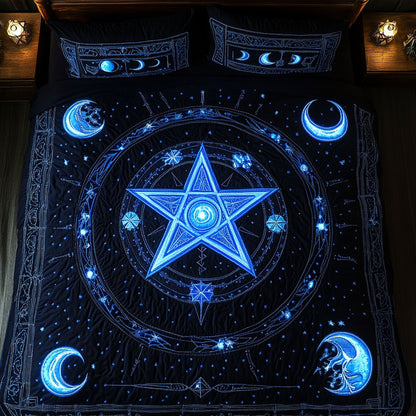 Arcane Star 3-Piece Quilted Bedding Set NCU0PT3295