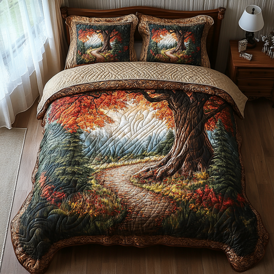 Arcane Woods 3-Piece Quilted Bedding Set NCU0DV3954