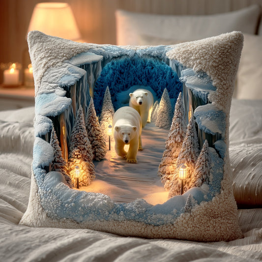 Arctic Bear Quilted Pillow Case NCU0TD1914