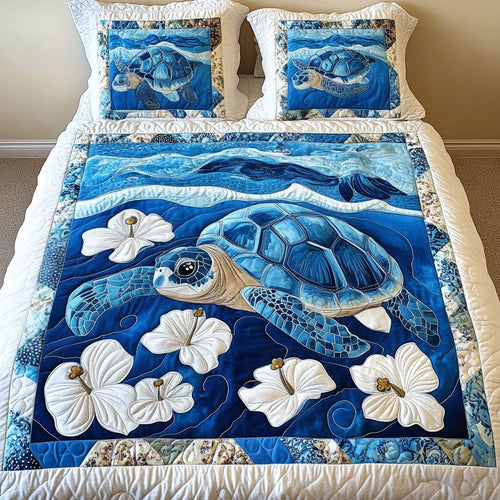 Arctic Drift 3-Piece Quilted Bedding Set NCU0NT3966
