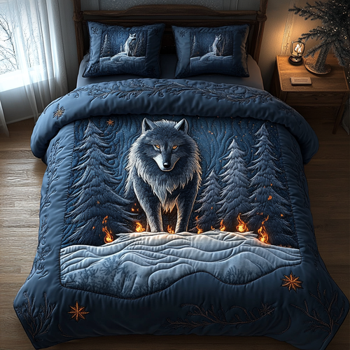 Arctic Roar Quilted Bedding Set NCU0DV2750