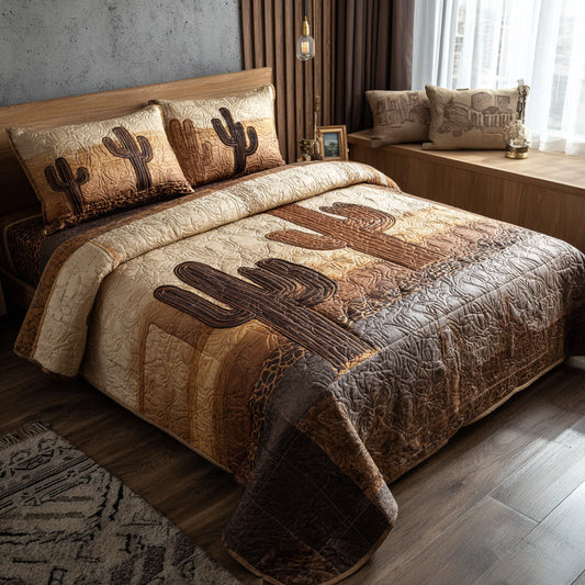 Arid Grace 3-Piece Quilted Bedding Set NCU0DV6710