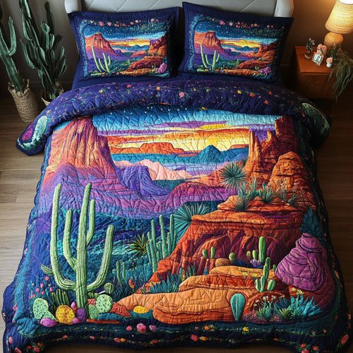 Arizona Glow 3-Piece Quilted Bedding Set NCU0NT6688