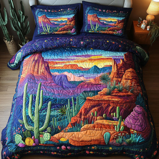 Arizona Glow 3-Piece Quilted Bedding Set NCU0NT6688