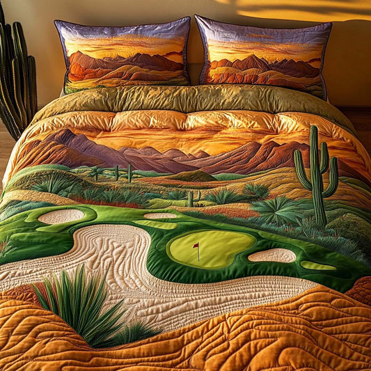 Arizona Golf Lifestyle 3-Piece Quilted Bedding Set NCU0NT7551