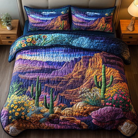 Arizona Horizon 3-Piece Quilted Bedding Set NCU0NT6689
