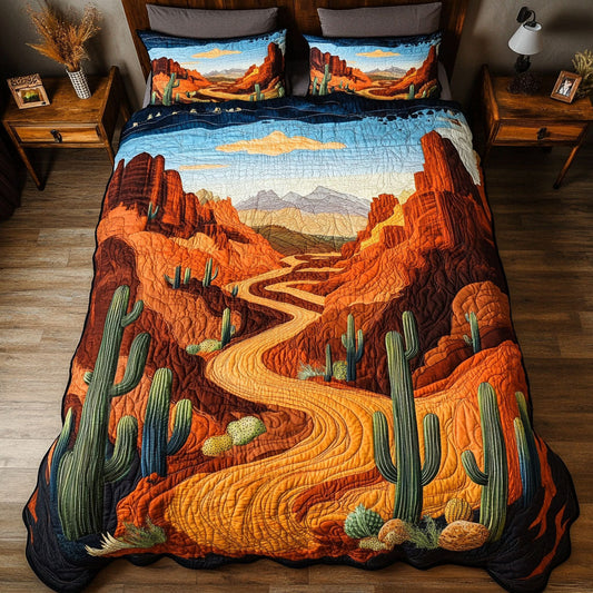 Arizona Peaks 3-Piece Quilted Bedding Set NCU0NT6189
