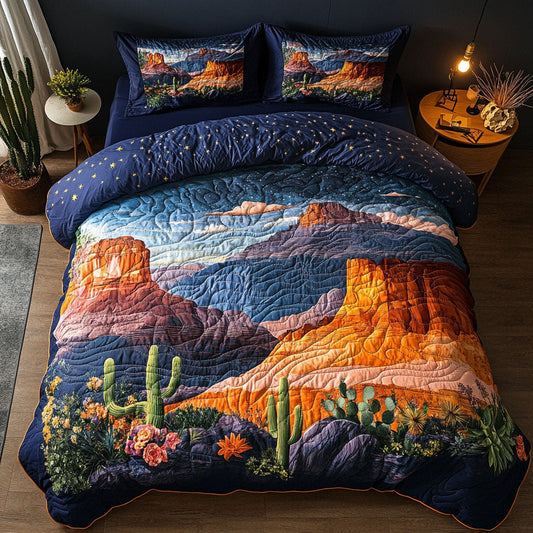 Arizona Skies 3-Piece Quilted Bedding Set NCU0NT6691