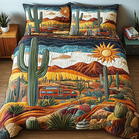 Arizona Wonders 3-Piece Quilted Bedding Set NCU0VH4528