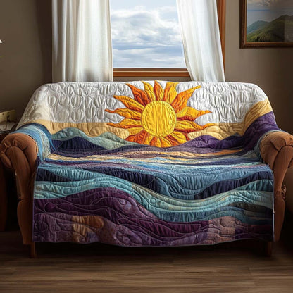 Sunshine Quilted Sofa Cover NCU0VT337