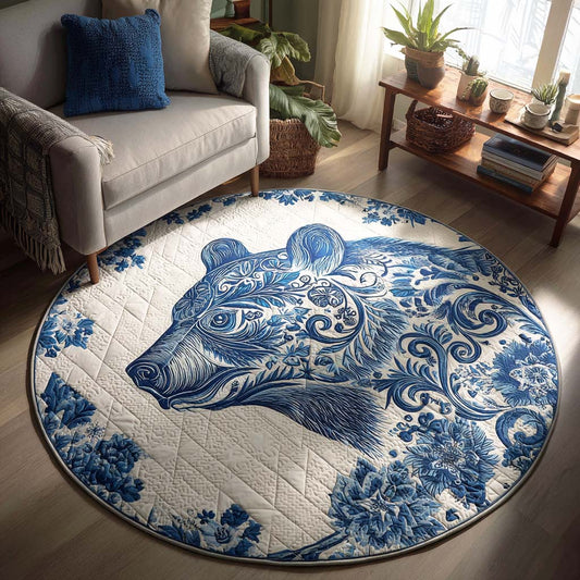 Ashen Claw Quilted Round Mat NCU0TD234