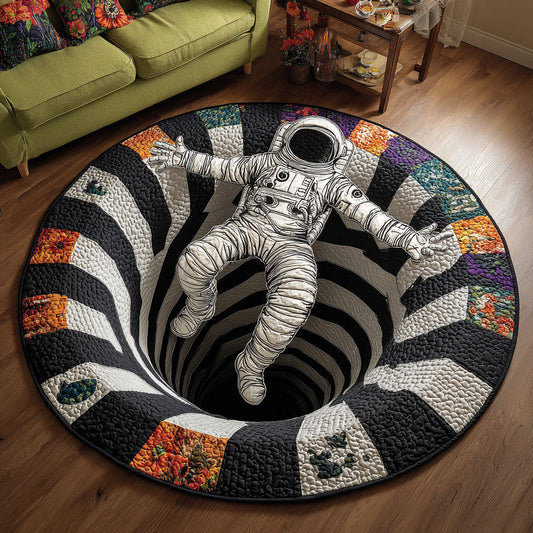 Astronaut Wander Quilted Round Mat NCU0DV7590