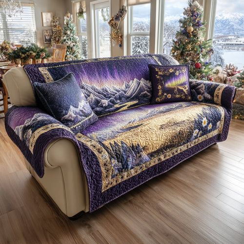 Aurora Dreamscape Quilted Sofa Cover NCU0HH1583