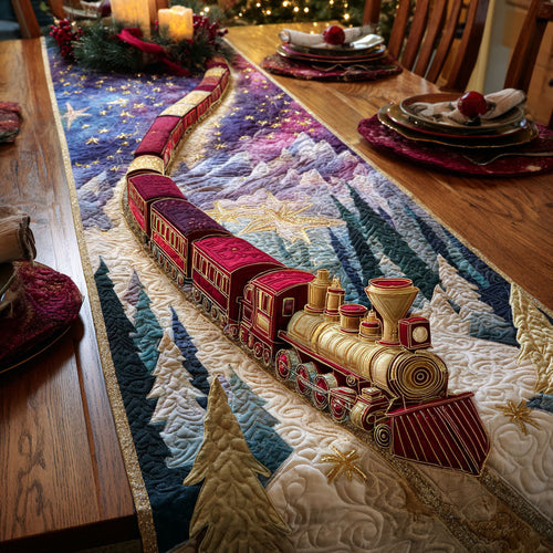 Aurora Express Quilted Table Runner NCU0TV748