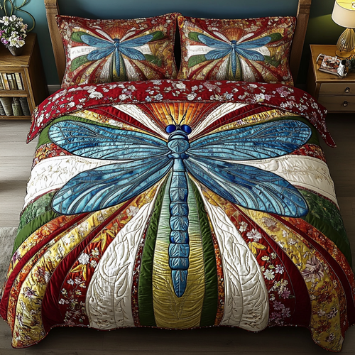 Aurora Flyer 3-Piece Quilted Bedding Set NCU0DV2818