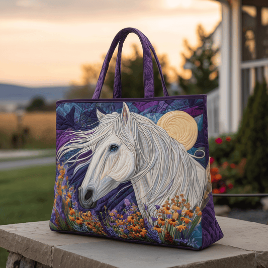 Aurora Horse Quilted Tote Bag NCU0TH2869