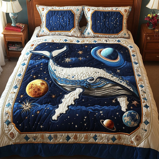 Aurora Ocean Journey 3-Piece Quilted Bedding Set NCU0PT3756